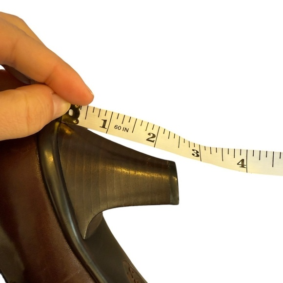 Sofft Women's Carma Mary Jane Pump Sz 8 Chocolate Brown Leather Block Heel Comfy - Picture 9 of 9